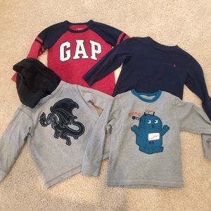 Bundle of long sleeve boys tees